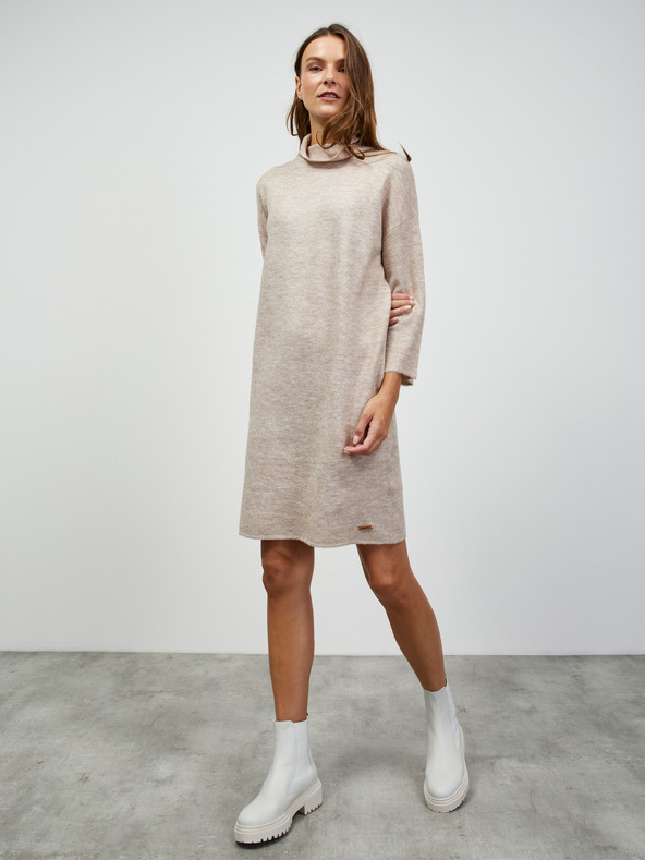 ZOOT.lab Béžové svetrové šaty ZOOT.lab Harley