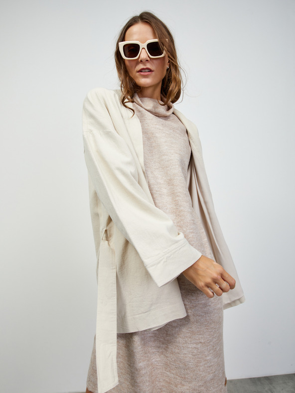 ZOOT.lab Béžové svetrové šaty ZOOT.lab Harley