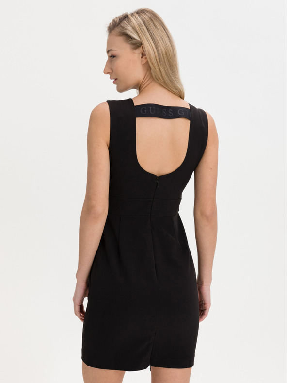 Guess Černé dámské krátké šaty Guess Patti