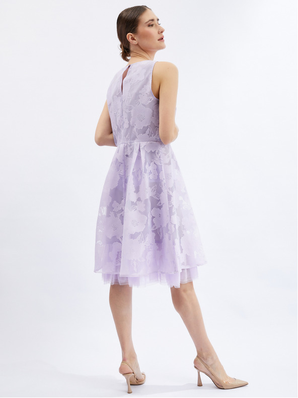 Orsay Světle fialové dámské šaty s ozdobným detailem ORSAY