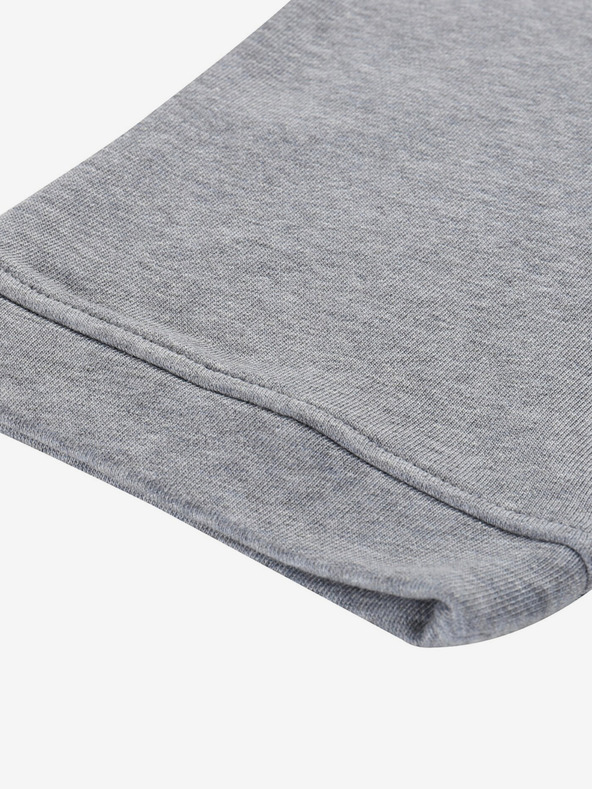 ALPINE PRO Šedé dámské bavlněné šaty Alpine Pro MOLEDA