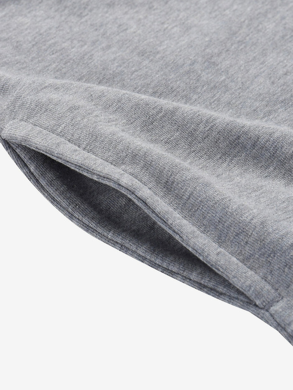 ALPINE PRO Šedé dámské bavlněné šaty Alpine Pro MOLEDA