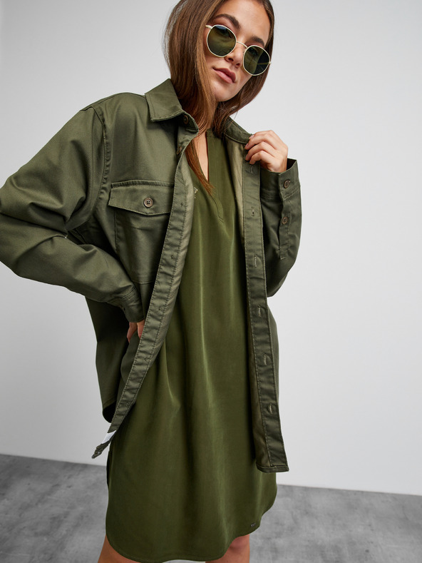 ZOOT.lab Khaki basic šaty ZOOT.lab Tully