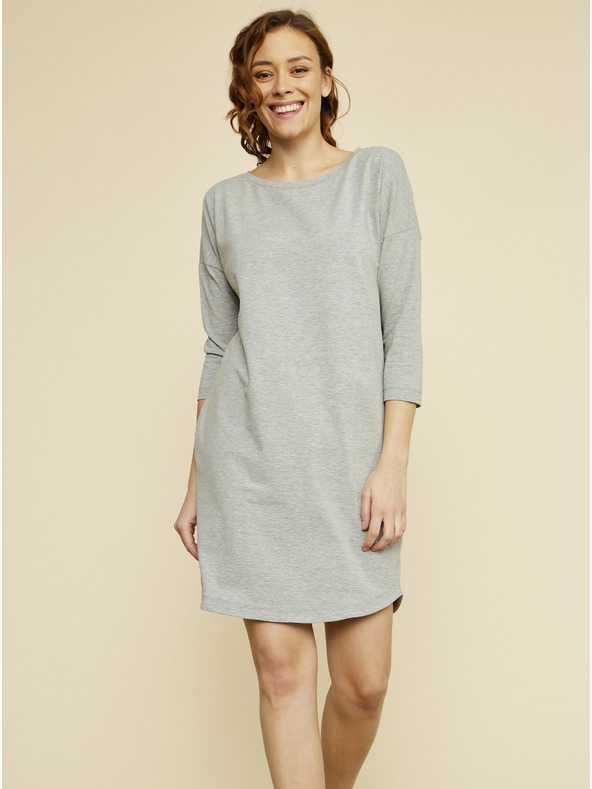 ZOOT.lab Šedé basic šaty ZOOT.lab Serena