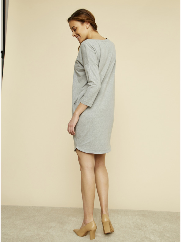 ZOOT.lab Šedé basic šaty ZOOT.lab Serena