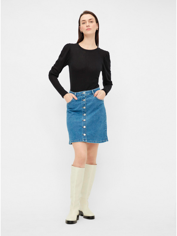 Pieces Černé tričko Pieces Monice