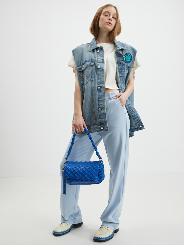 Noisy May Krémové crop tričko Noisy May Alena