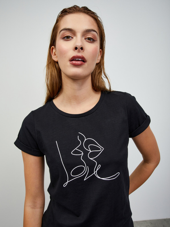ZOOT.lab Černé dámské tričko ZOOT.lab Loan