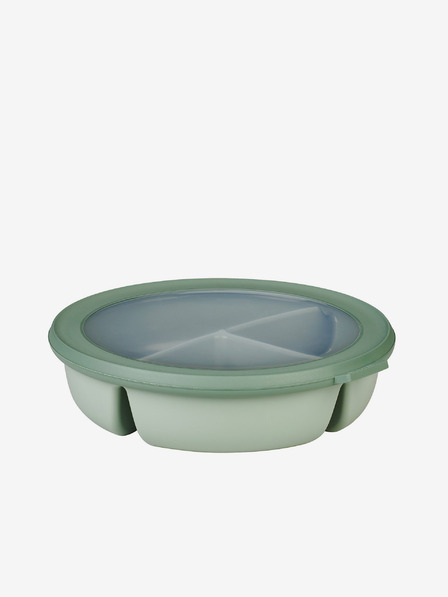 Mepal Světle zelená mísa se třemi přihrádkami Mepal Bento bowl Cirqula 250+250+500 ml