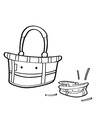Reisenthel Brašna Reisenthel Carrybag XS Kids Abc friends blue