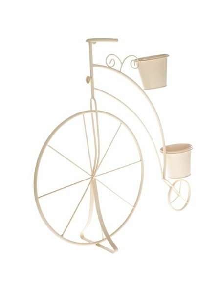 Casa de Engel Kovové kolo květináč - béžové, 0/6