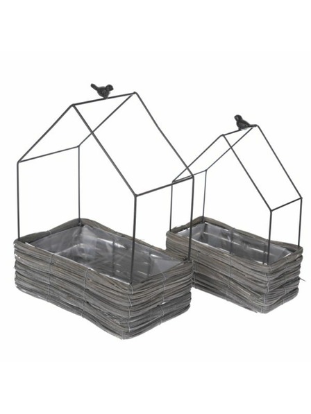 Casa de Engel Obal na květináč - domek - sada 2ks, 0/12