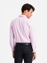 Ombre Clothing Pánská bavlněná košile REGULAR FIT s jemnými proužky  Ombre Clothing