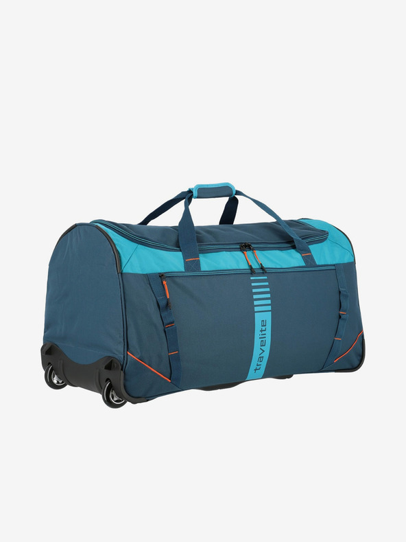 Travelite Cestovní taška Travelite Basic Active trolley travel bag - petrolejová