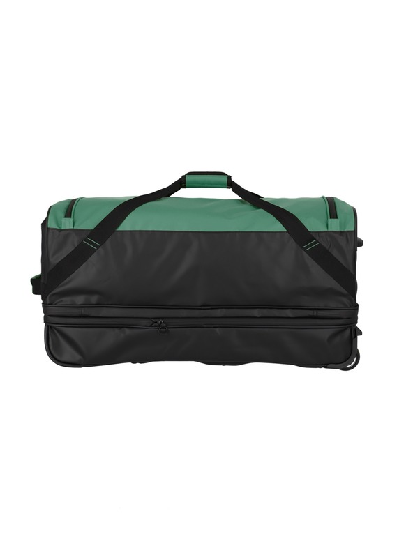 Travelite Cestovní taška Travelite Basics Wheeled Duffle exp. Black/green
