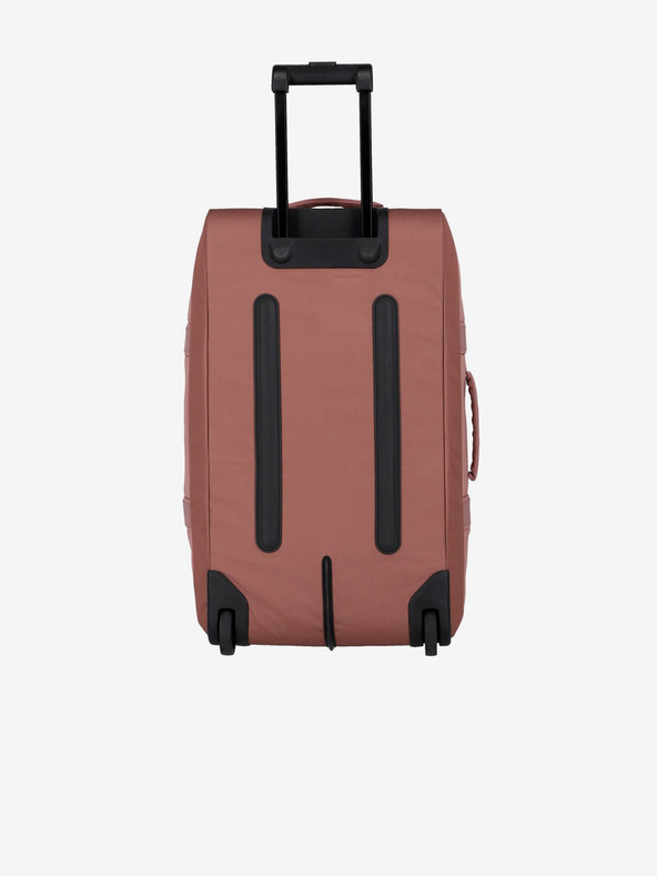 Travelite Růžová cestovní taška Travelite Kick Off Wheeled Duffle L Rosé