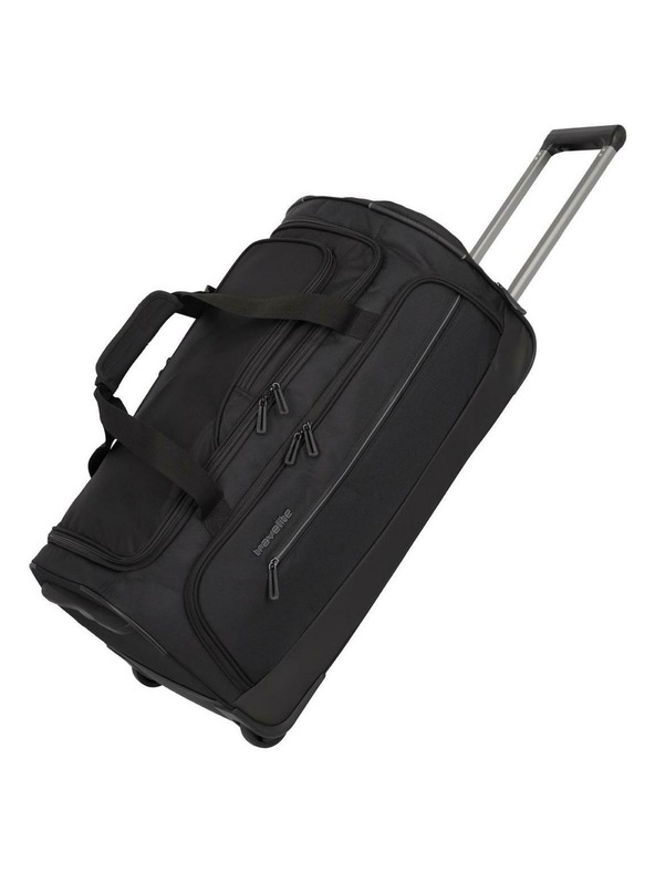 Travelite Cestovní taška Travelite Crosslite 5.0 Wheeled Duffle M Black
