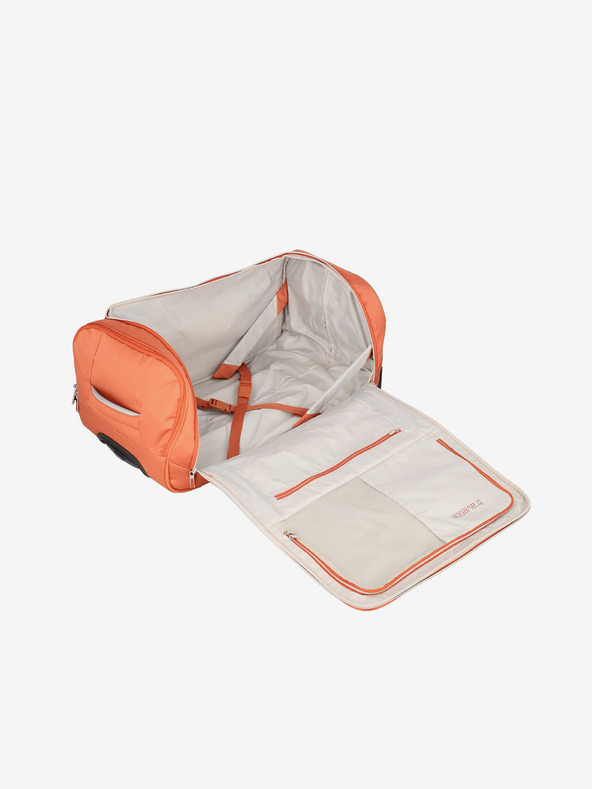 Travelite Oranžová cestovní taška Travelite Miigo Wheeled duffle Copper/chutney