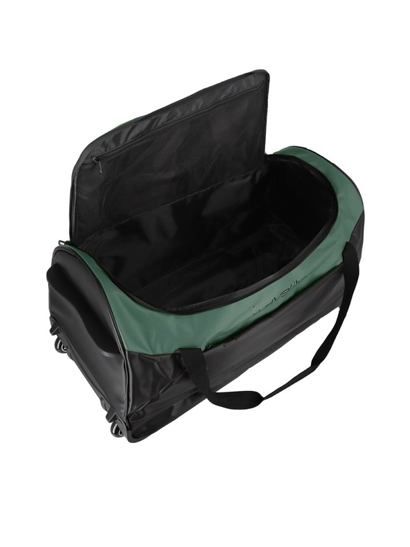 Travelite Cestovní taška Travelite Basics Trolley Travel Bag Black/green