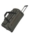 Travelite Cestovní taška Travelite Crosslite 5.0 Wheeled Duffle M Dark Olive