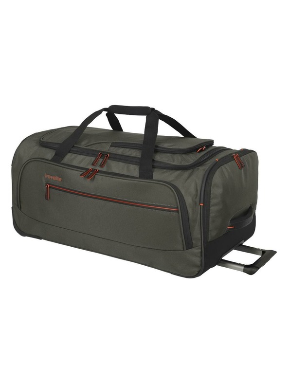 Travelite Cestovní taška Travelite Crosslite 5.0 Wheeled Duffle M Dark Olive