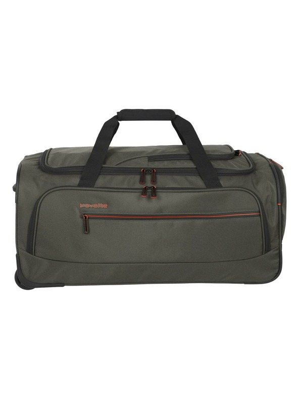 Travelite Cestovní taška Travelite Crosslite 5.0 Wheeled Duffle M Dark Olive