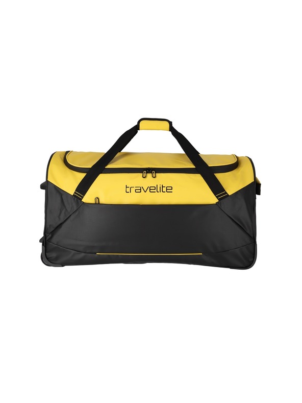Travelite Cestovní taška Travelite Basics Trolley Travel Bag Black/yellow