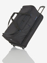Travelite Cestovní taška Travelite Basics Wheeled duffle L - černo-modrá