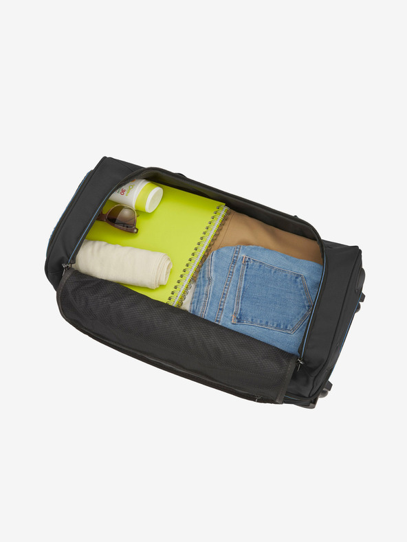 Travelite Cestovní taška Travelite Basics Wheeled duffle L - černo-modrá