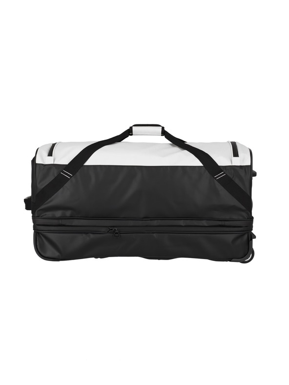 Travelite Cestovní taška Travelite Basics Wheeled Duffle exp. Black/white
