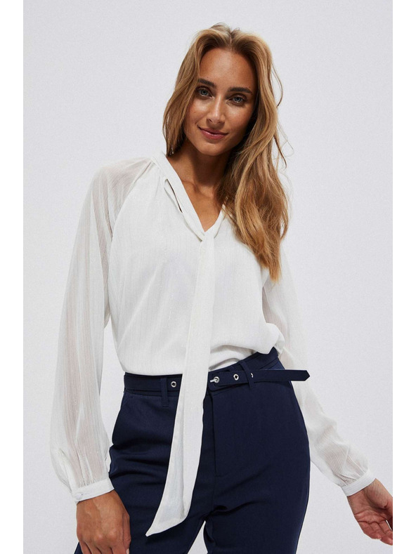 Moodo Bílá dámská halenka Moodo