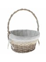 Casa de Engel Proutěný košík s látkou, 0/24