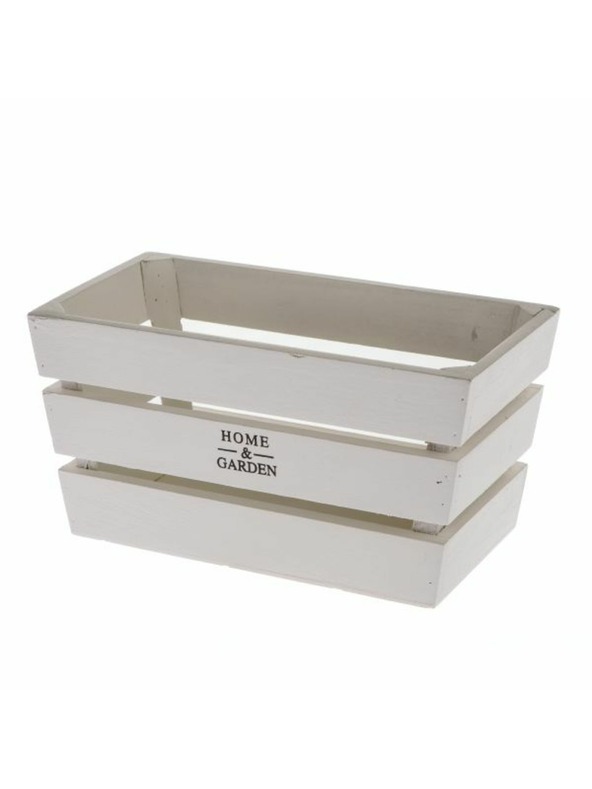 Casa de Engel Dřevěný box, bílý, 0/18