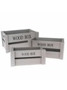 Casa de Engel Dřevěná přepravka - sada 3ks, 0/12