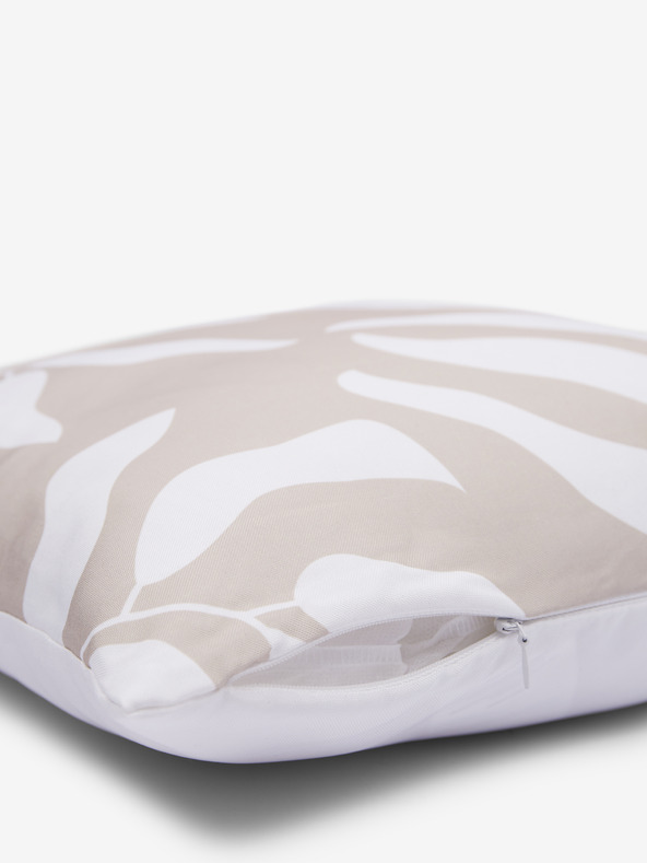 Kaemingk Bílo-béžový venkovní polštář Kaemingk