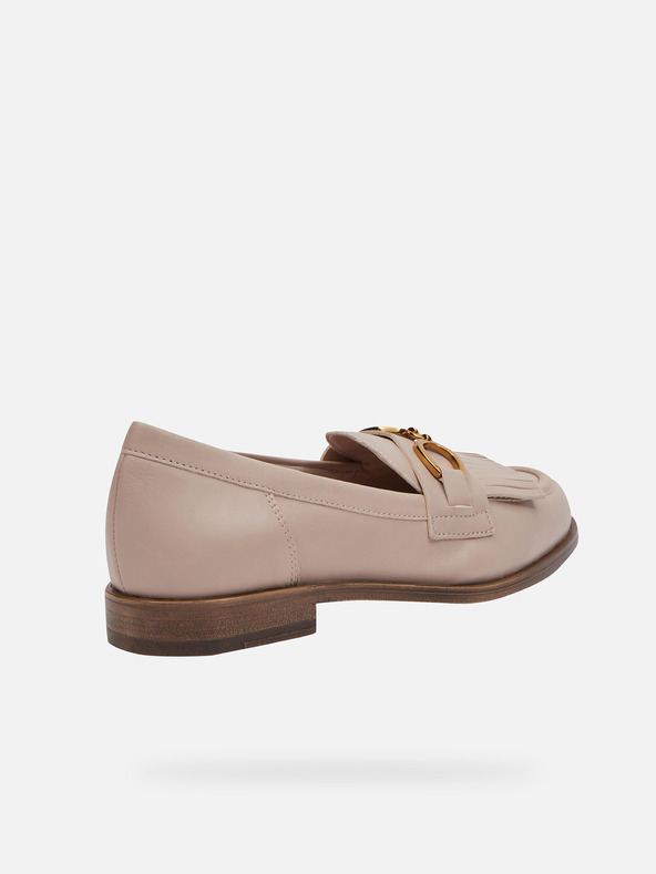 Geox Béžové dámské mokasíny Prometya