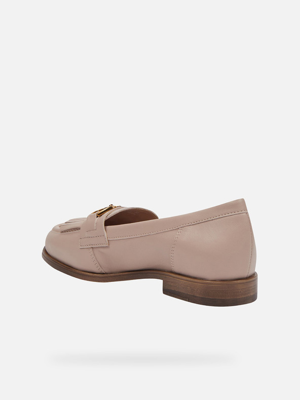 Geox Béžové dámské mokasíny Prometya