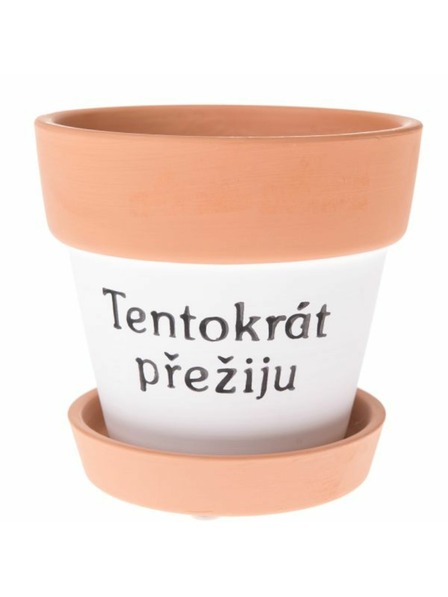 Casa de Engel Keramický obal na květináč s podtáckem, 0/24