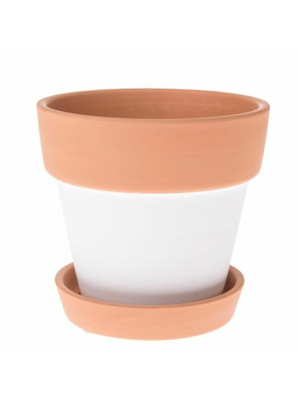Casa de Engel Keramický obal na květináč s podtáckem, 0/24