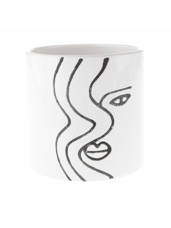 Casa de Engel Keramický obal na květináč s obličejem, 3/36