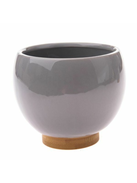Casa de Engel Keramický obal na květináč, šedý, 0/18