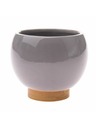Casa de Engel Keramický obal na květináč, šedý, 0/24