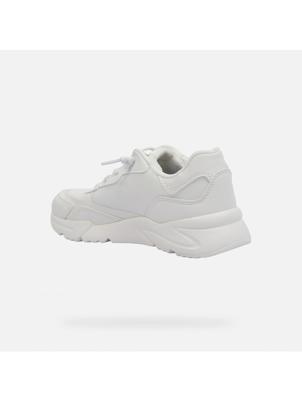 Geox Bílé dívčí tenisky Geox Loftus