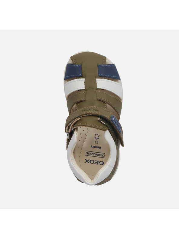 Geox Světle zelené chlapecké sandály Geox Macchia