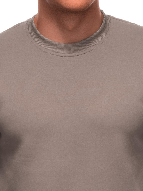 Edoti Pánská mikina s kapucí B1710 - béžová EDOTI