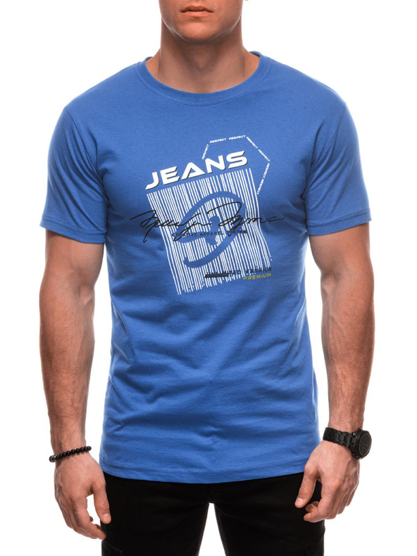 Edoti Pánské tričko s potiskem S2033 - bílé OTHER