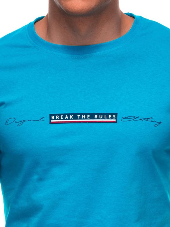 Edoti Pánské tričko s potiskem S2033 - bílé OTHER