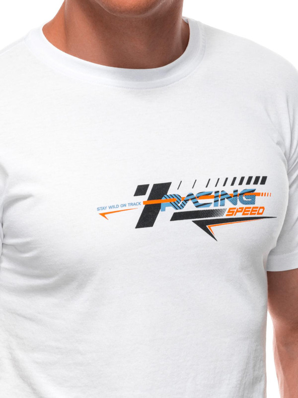 Edoti Pánské tričko s potiskem 1982S - tmavě modrá OTHER