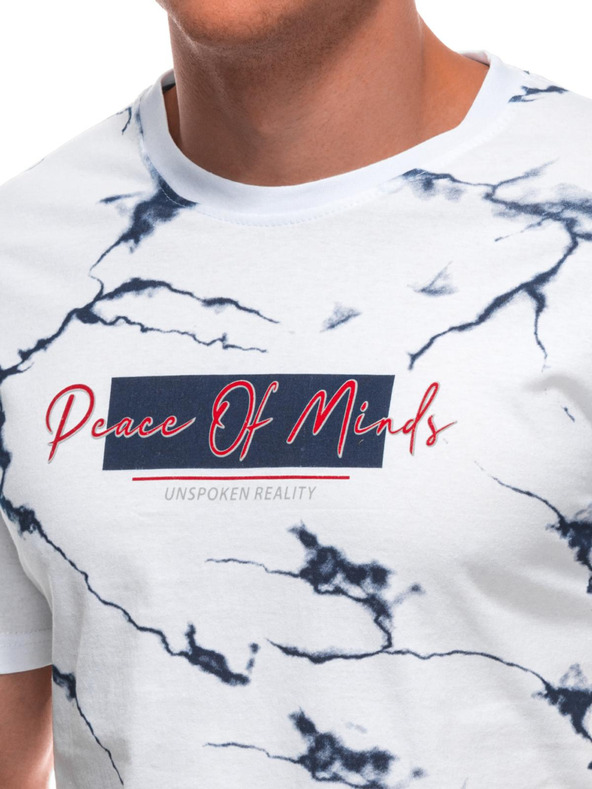 Edoti Pánské tričko s potiskem 1982S - tmavě modrá OTHER