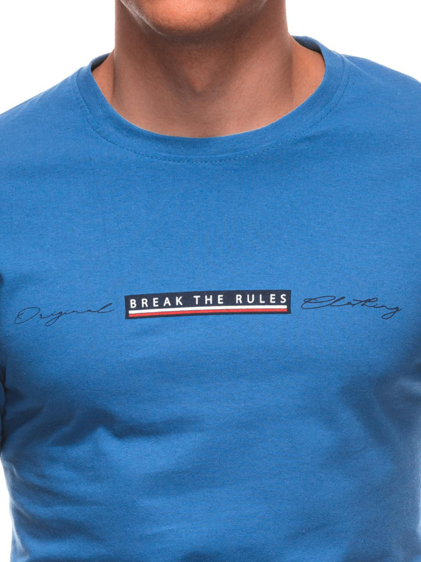 Edoti Pánské tričko s potiskem S2033 - bílé OTHER